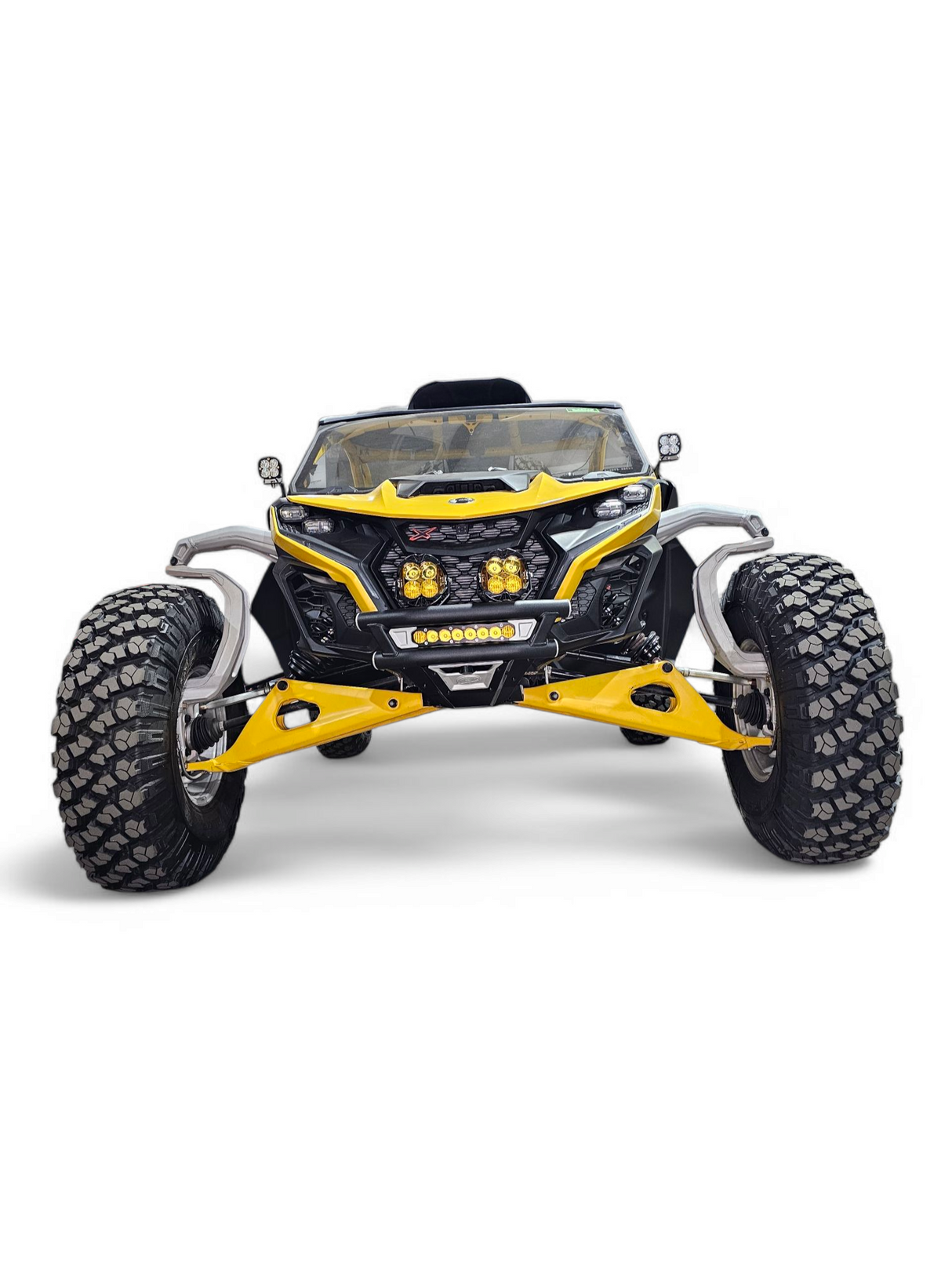 2024 + Can-Am Maverick R Amp front winch bumper www.elektricoffroad.com