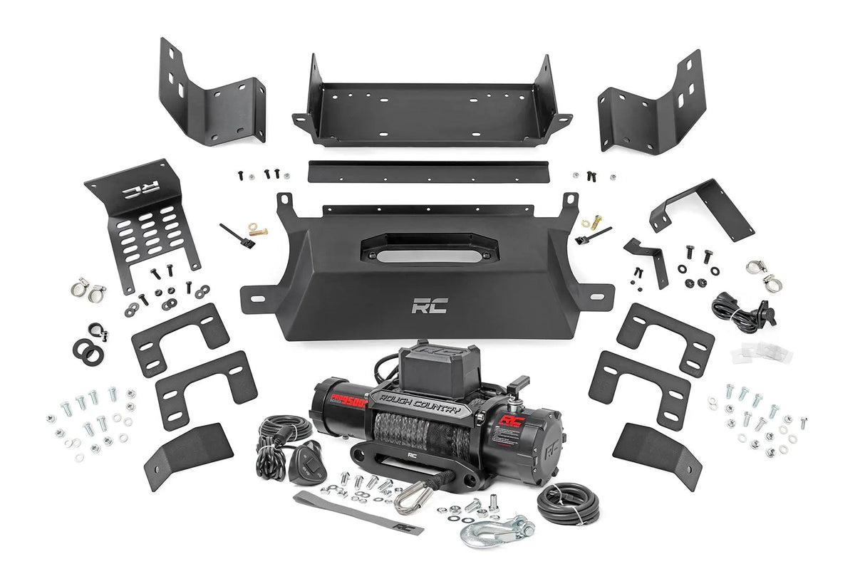 Rough Country Hidden Winch Mount Ford Bronco 4WD 2021-2026 51065