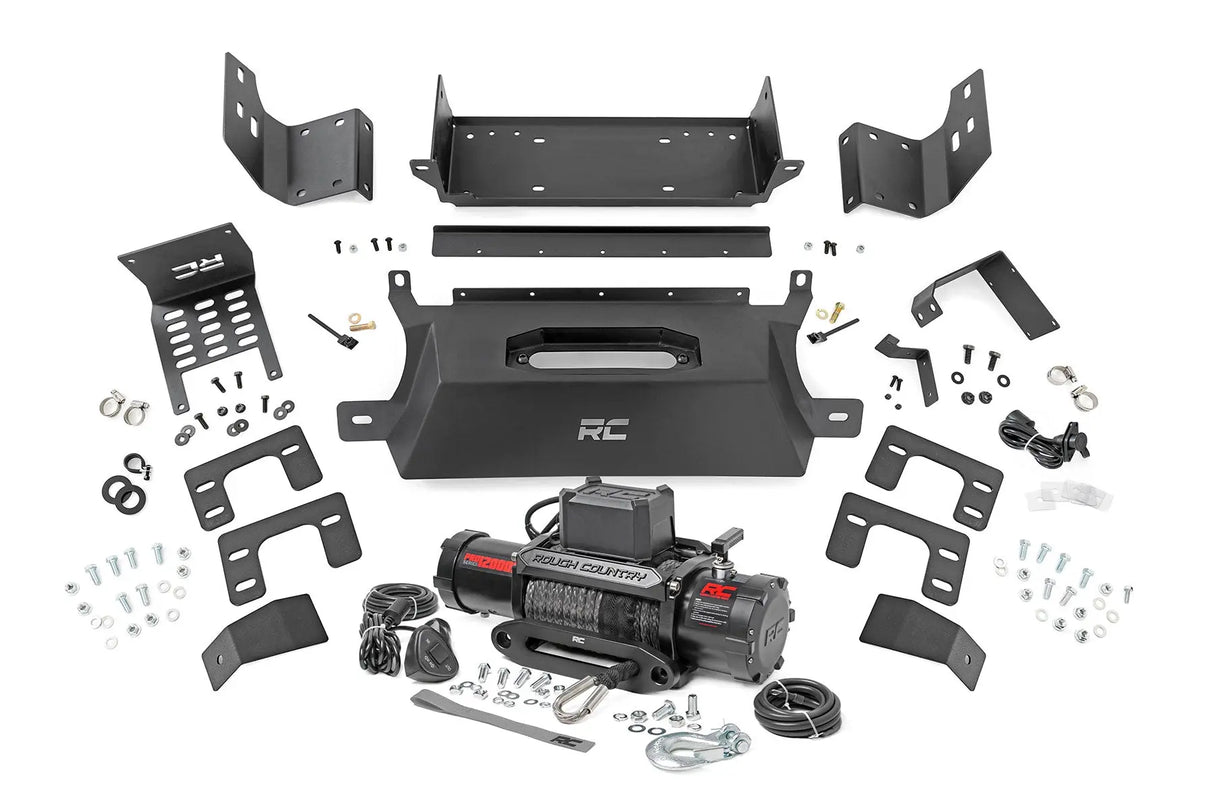 Rough Country Hidden Winch Mount Ford Bronco 4WD 2021-2026 51065