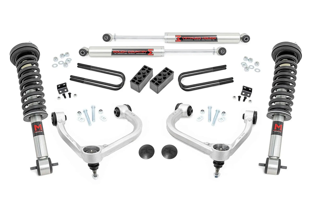 Rough Country 3 Inch Lift Kit Forged UCA Ford F-150 4WD 2021-2026 41430