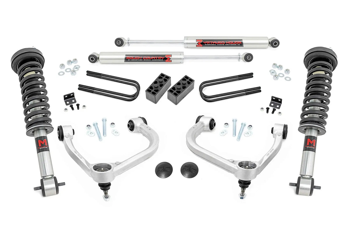 Rough Country 3 Inch Lift Kit Forged UCA Ford F-150 4WD 2021-2026 41430