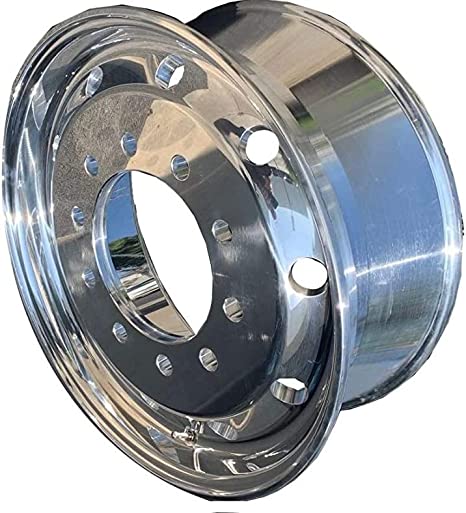 22.5x9 Truck Wheels Flat Face 600pcs Forged Aluminum Rims $149 each FOB WHOLESALE PRICE Polished Front Hub Pilot