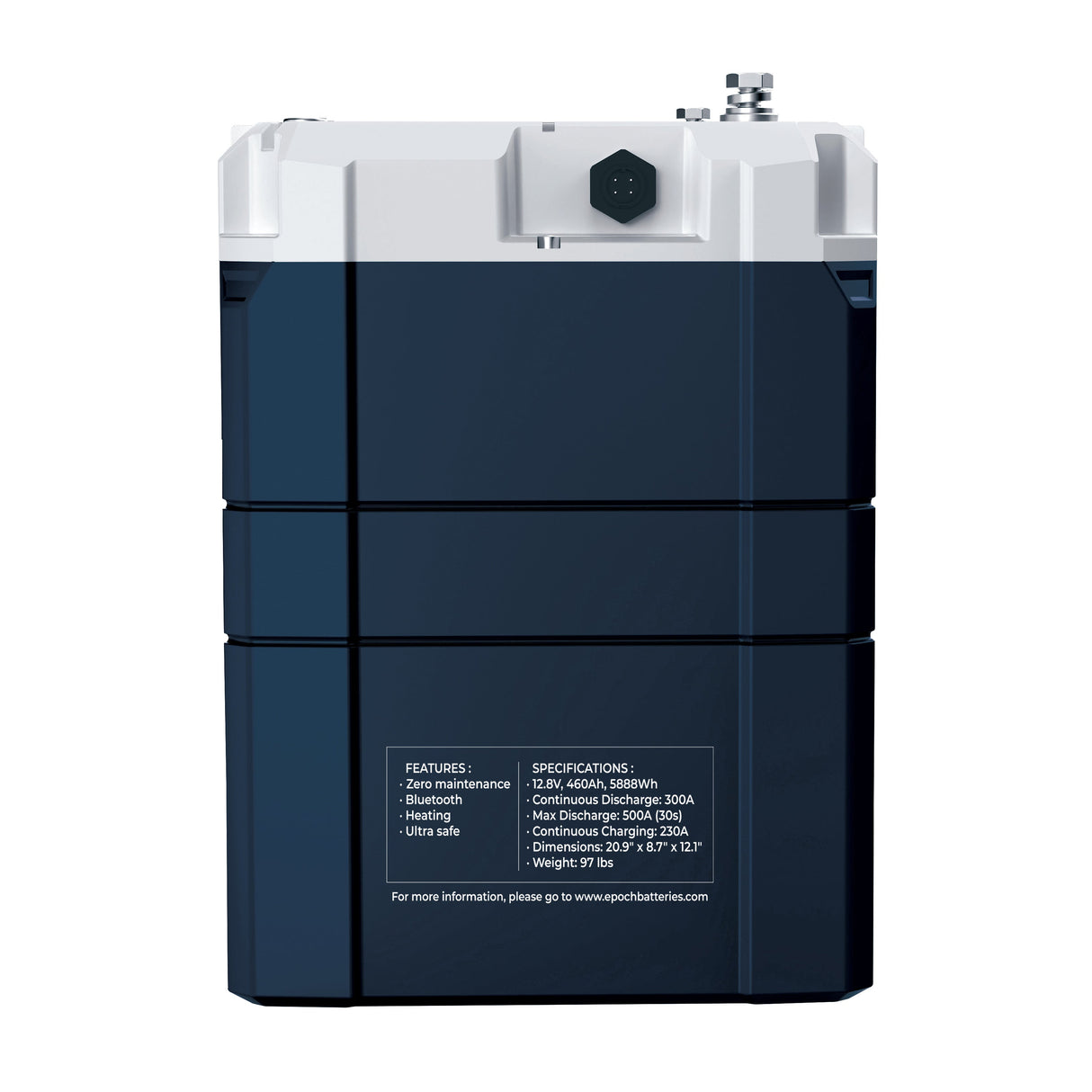 Epoch Batteries 12V 460Ah V2 Elite LiFePO4 Battery