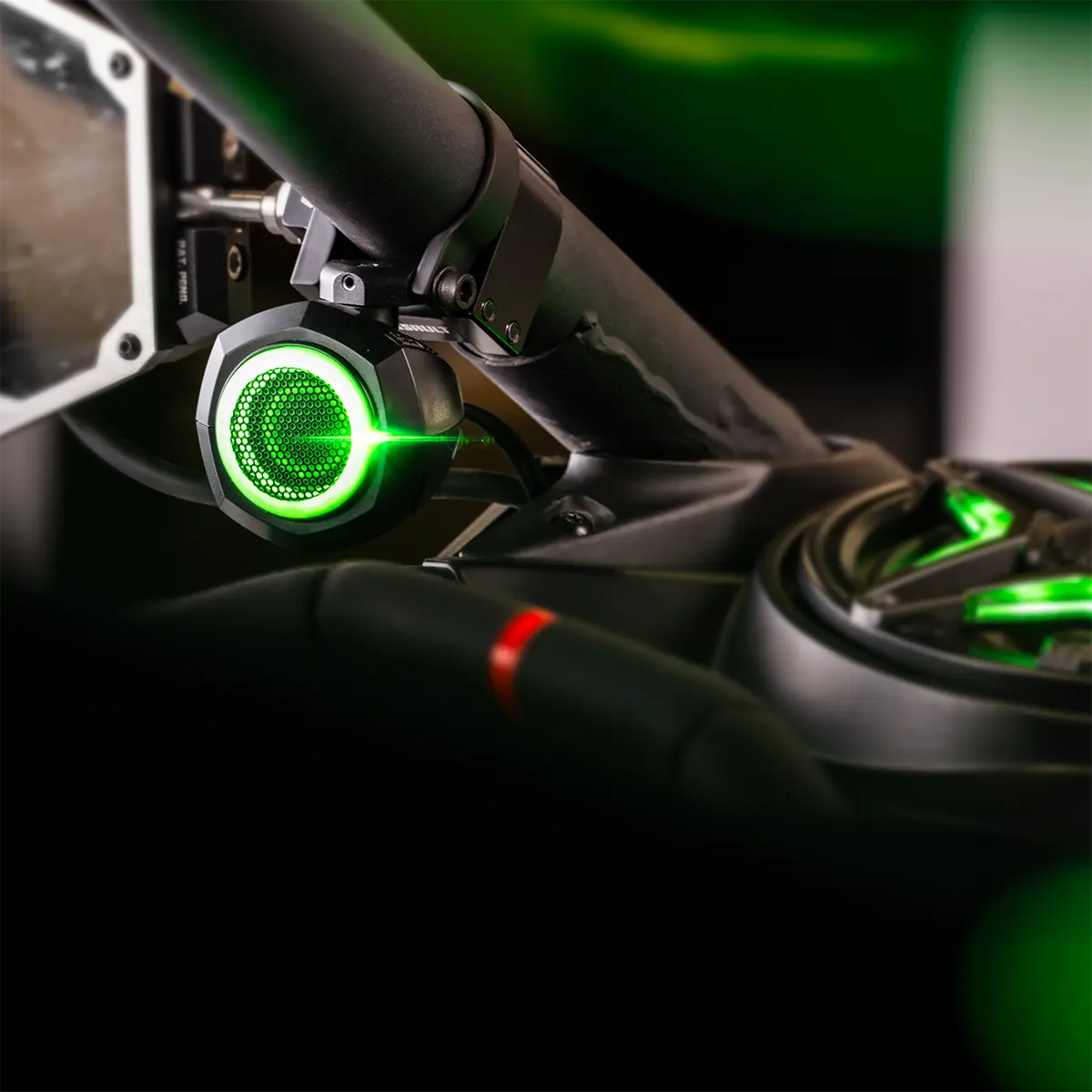 Universal 1" Cage-Pod Tweeters w/RGB Ring for UTV Audio Systems SSV Works