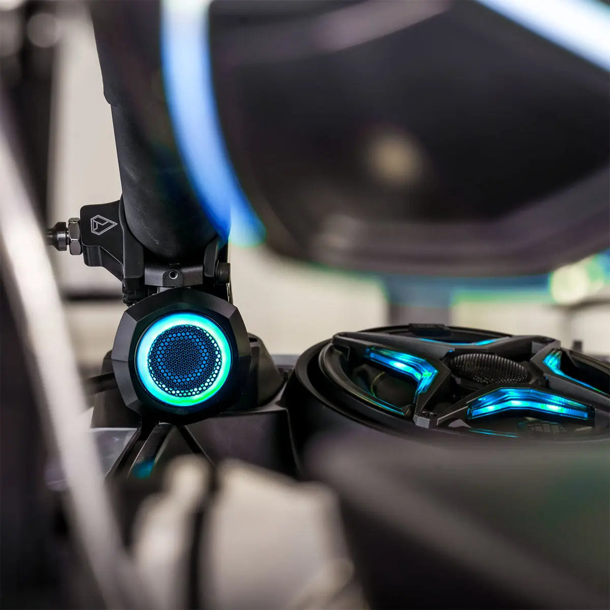 Universal 1" Cage-Pod Tweeters w/RGB Ring for UTV Audio Systems SSV Works