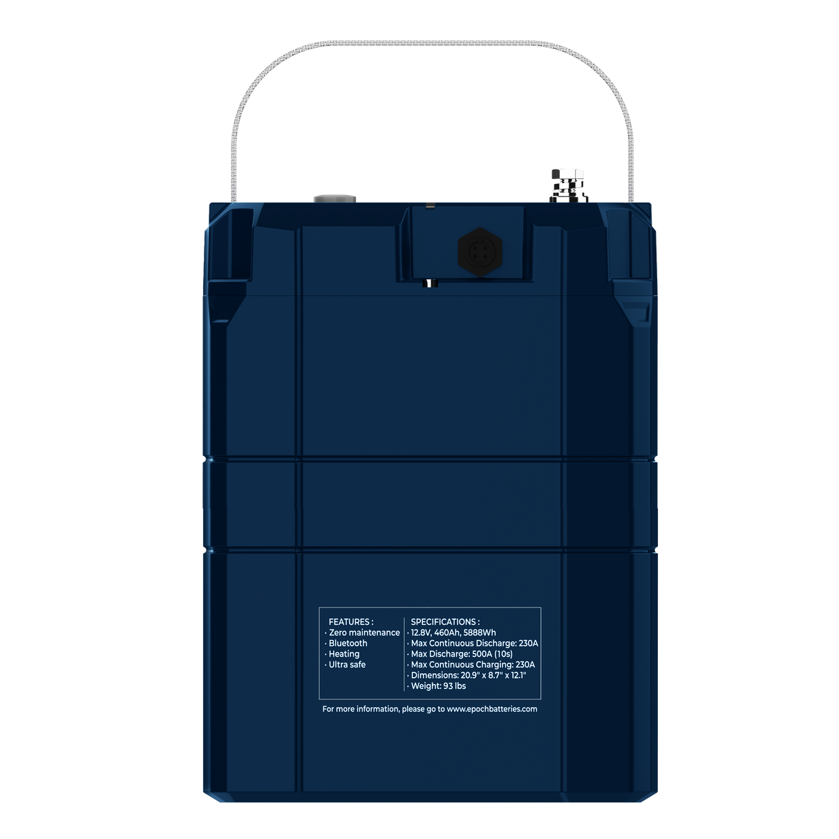 Epoch Batteries 48V 100Ah V2-T Elite LiFePO4 Battery