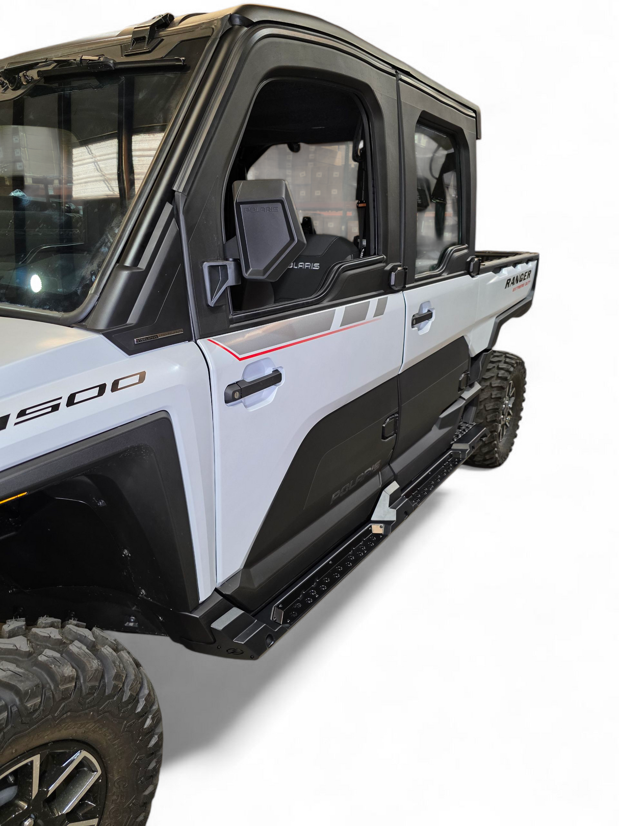 2024+ Polaris Ranger 1500 XD Volt Side Steps (4 Seat) www.elektricoffroad.com