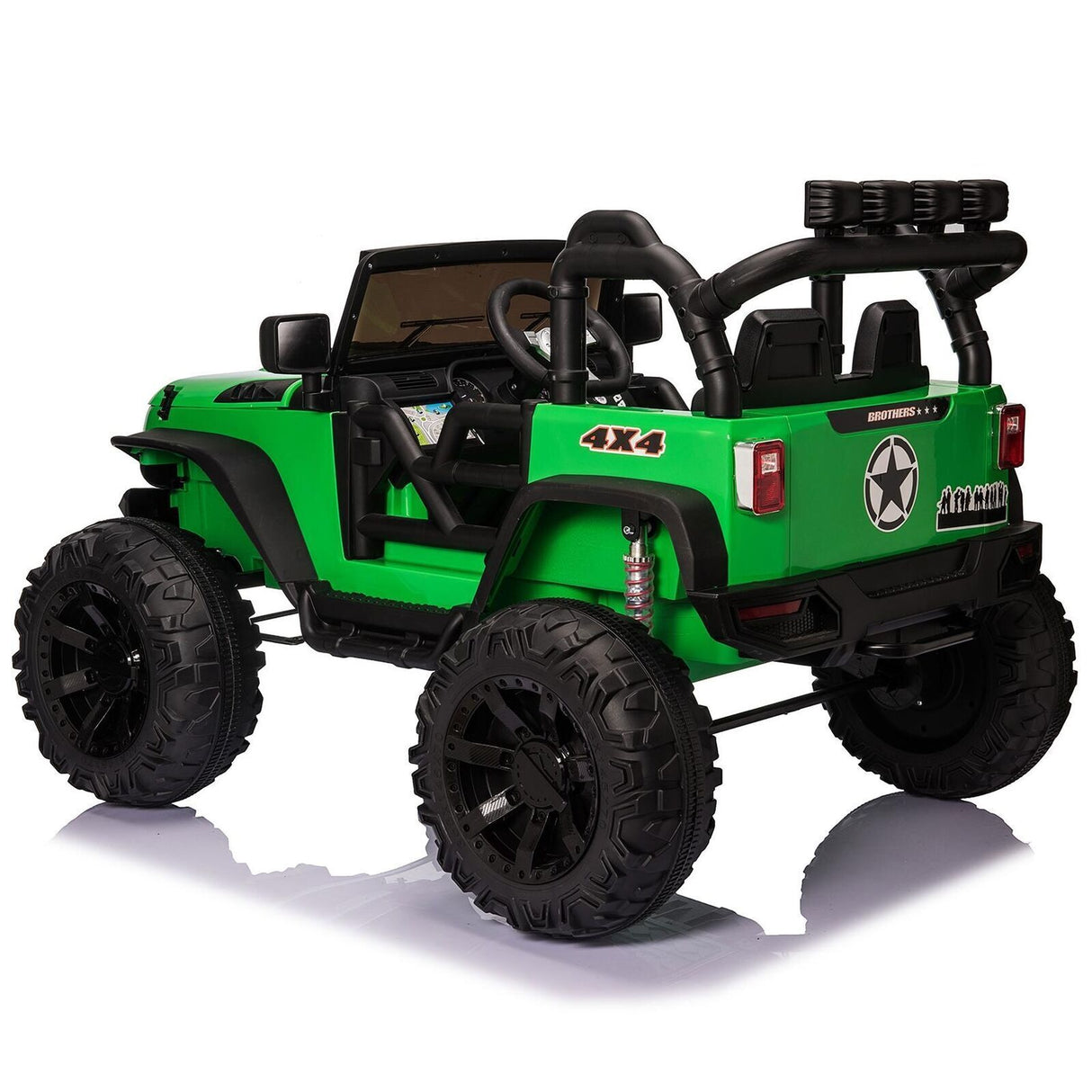 24V Kids Electric Jeep with Remote Control, LED Lights, MP3, and USB