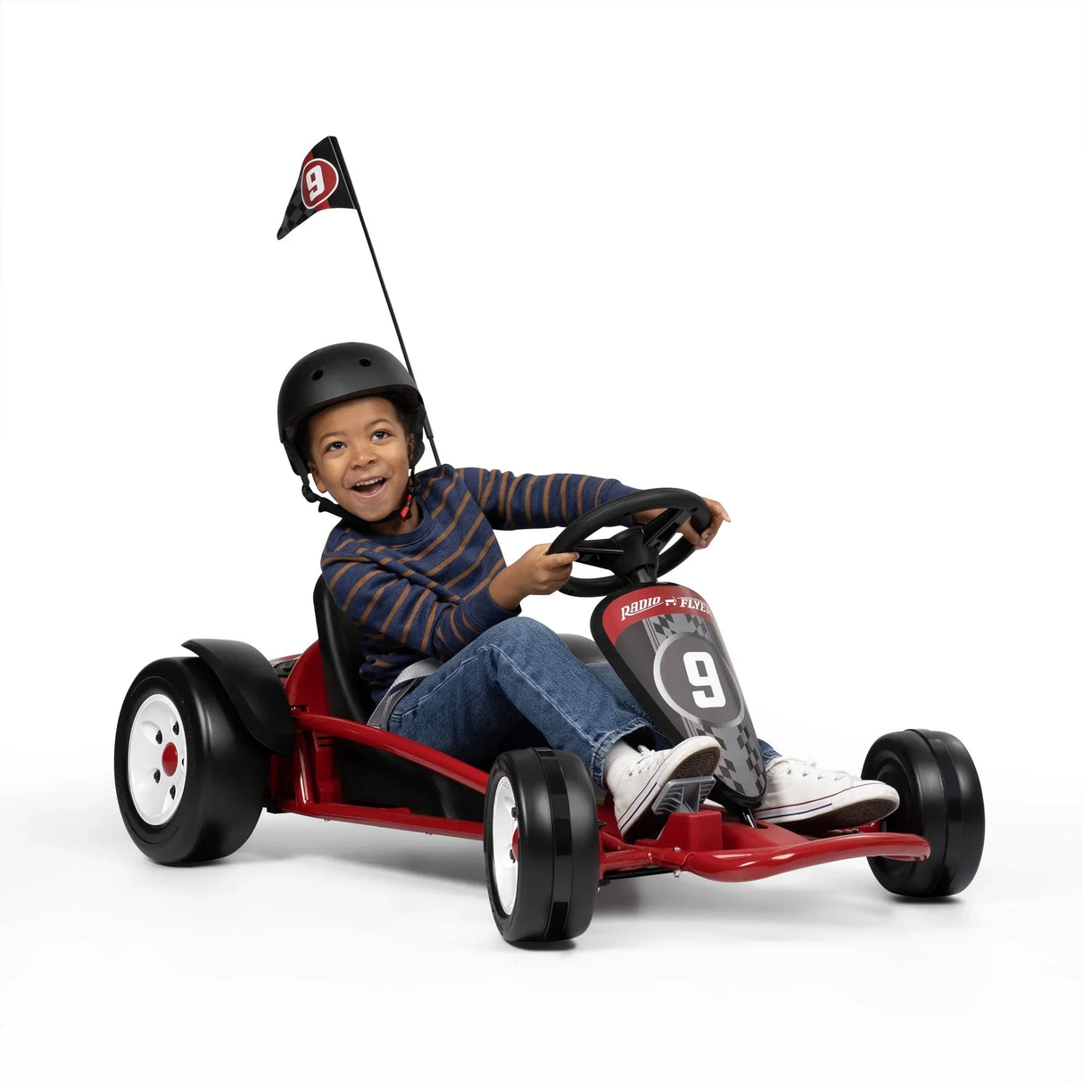 24-Volt Battery-Powered Outdoor Ride-On Go-Kart Toy for Ages 3-8 with Max Speed MagicCars