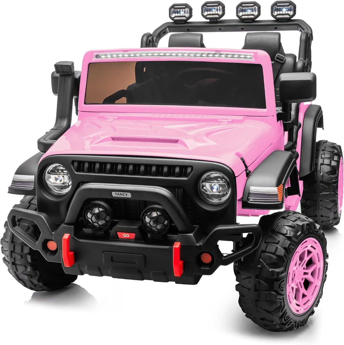 Electric 24V Kids Ride on Truck Car Jeep with MP3 Player, LED Lights, and Remote Control - 2 Seats MagicCars