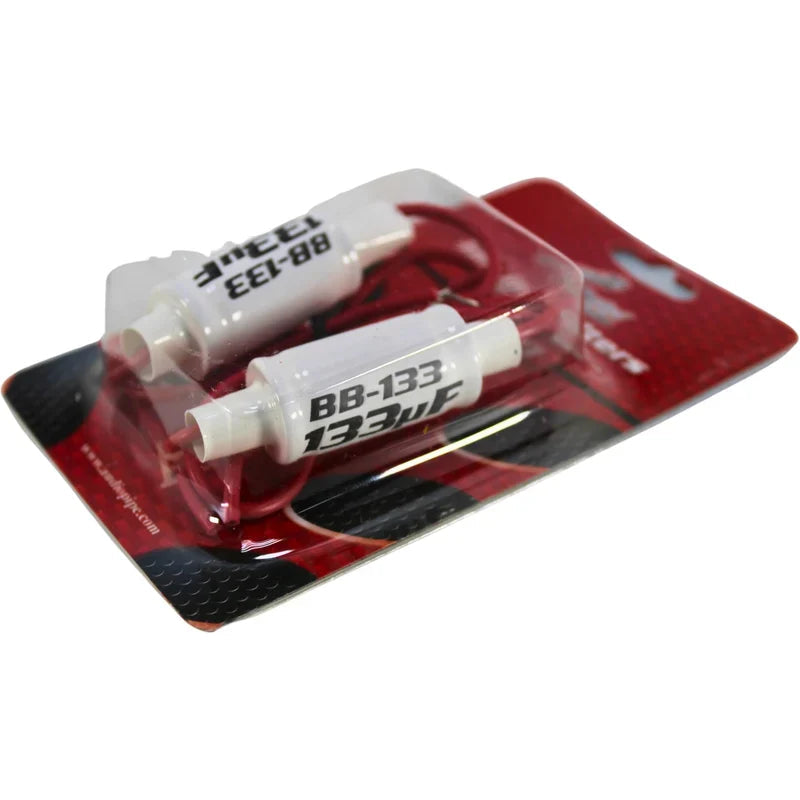 Audiopipe BB-133 | 300 Hz 4-Ohm In-line Noise Filter Bass Blocker (Pair) Audiopipe
