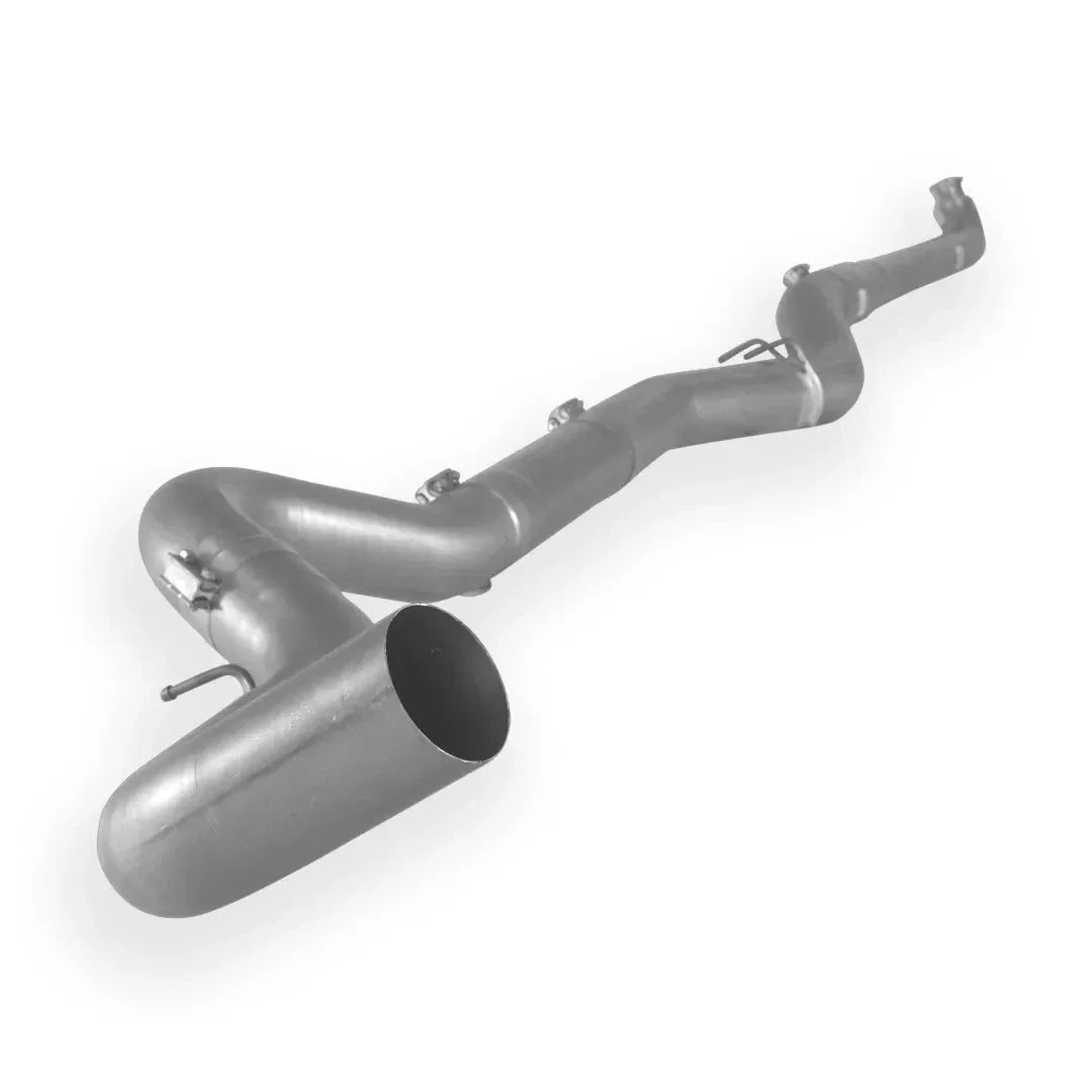 Dieselr Aluminized Downpipe Back Exhaust Single | 2500/3500 6.6L GM DURAMAX LML (2007.5-2010)