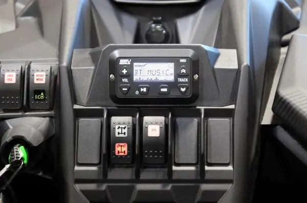 2017-2025 CanAm Maverick X3 Dash Mounting Panel for MRB3 Bluetooth Media Controller SSV Works