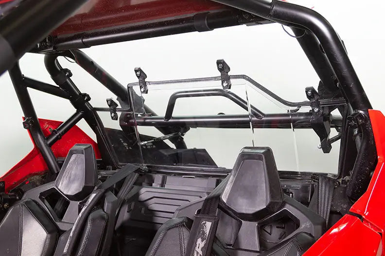 Seizmik 50-26105KIT hard coated poly hard rear windshield for Polaris RZR Pro XP - main view