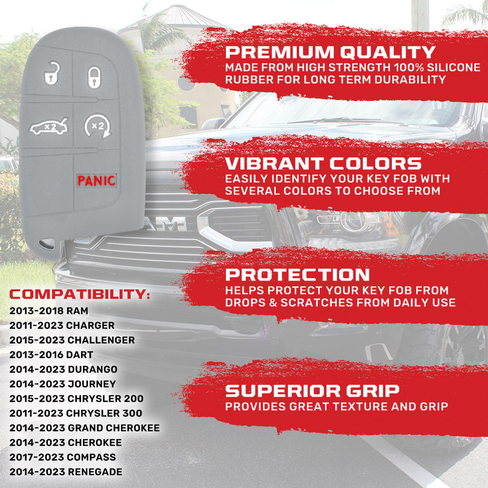 Dodge 13-18 RAM (1500, 2500, 3500) 1-Piece 100% Silicone Rubber Key Fob Cover - Multiple Colors RECON Dodge 13-18 RAM (1500, 2500, 3500) 1-Piece 100% Silicone Rubber Key Fob Cover - Multiple Colors Dodge 13-18 RAM (1500, 2500, 3500) 1-Piece 100% Silicone Rubber Key Fob Cover - Multiple Colors Dodge 13-18 RAM (1500, 2500, 3500) 1-Piece 100% Silicone Rubber Key Fob Cover - Multiple Colors Dodge 13-18 RAM (1500, 2500, 3500) 1-Piece 100% Silicone Rubber Key Fob Cover - Multiple Colors