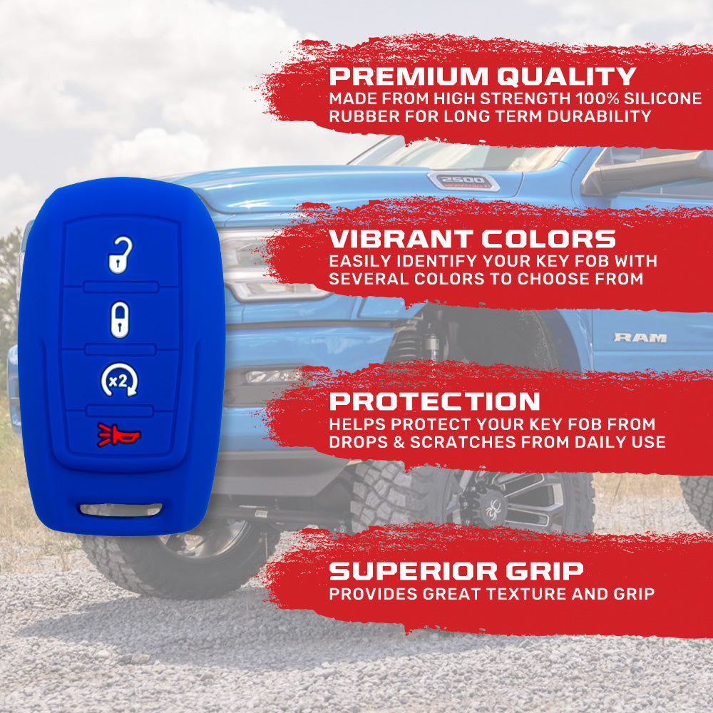 Dodge 19-26 RAM (1500, 2500, 3500) 1-Piece 100% Silicone Rubber Key Fob Cover - Multiple Colors RECON Dodge 19-26 RAM (1500, 2500, 3500) 1-Piece 100% Silicone Rubber Key Fob Cover - Multiple Colors Dodge 19-26 RAM (1500, 2500, 3500) 1-Piece 100% Silicone Rubber Key Fob Cover - Multiple Colors Dodge 19-26 RAM (1500, 2500, 3500) 1-Piece 100% Silicone Rubber Key Fob Cover - Multiple Colors Dodge 19-26 RAM (1500, 2500, 3500) 1-Piece 100% Silicone Rubber Key Fob Cover - Multiple Colors