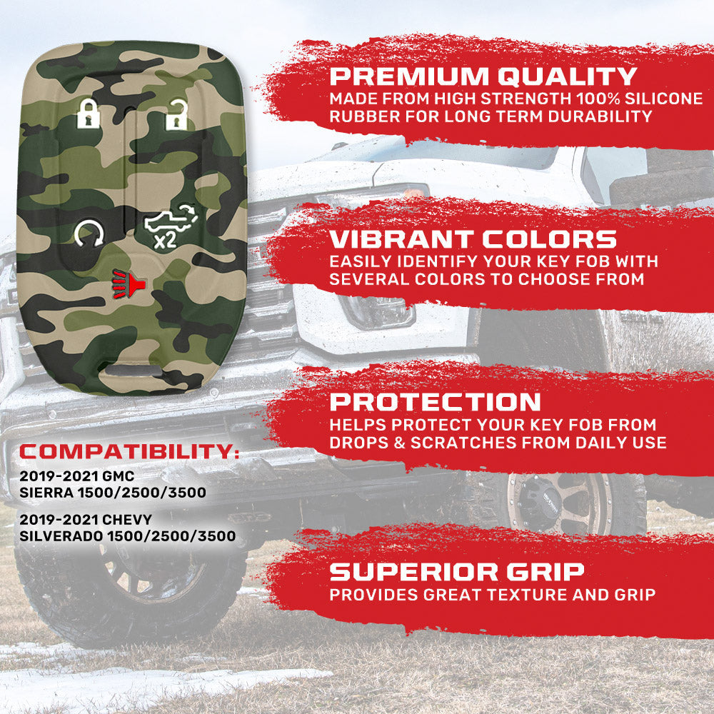 GMC & Chevy 19-21 Sierra & Silverado 1-Piece 100% Silicone Rubber Key Fob Cover - Multiple Colors RECON GMC & Chevy 19-21 Sierra & Silverado 1-Piece 100% Silicone Rubber Key Fob Cover - Multiple Colors GMC & Chevy 19-21 Sierra & Silverado 1-Piece 100% Silicone Rubber Key Fob Cover - Multiple Colors GMC & Chevy 19-21 Sierra & Silverado 1-Piece 100% Silicone Rubber Key Fob Cover - Multiple Colors GMC & Chevy 19-21 Sierra & Silverado 1-Piece 100% Silicone Rubber Key Fob Cover - Multiple Colors