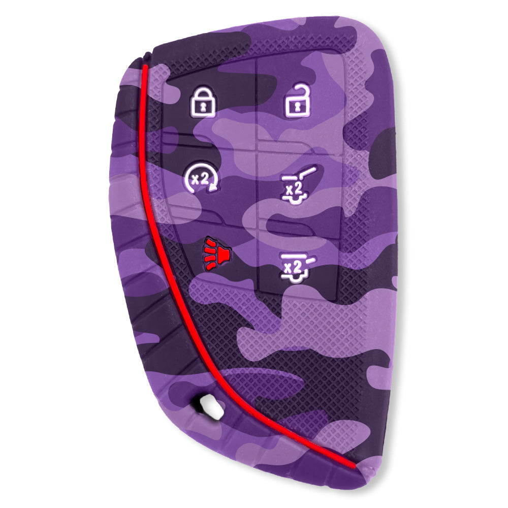 GMC 21-26 Yukon, XL, Denali & 22-26 Hummer EV & Chevy 21-26 Tahoe/Suburban 100% Silicone Rubber Key Fob Cover Premium Quality - Multiple Colors