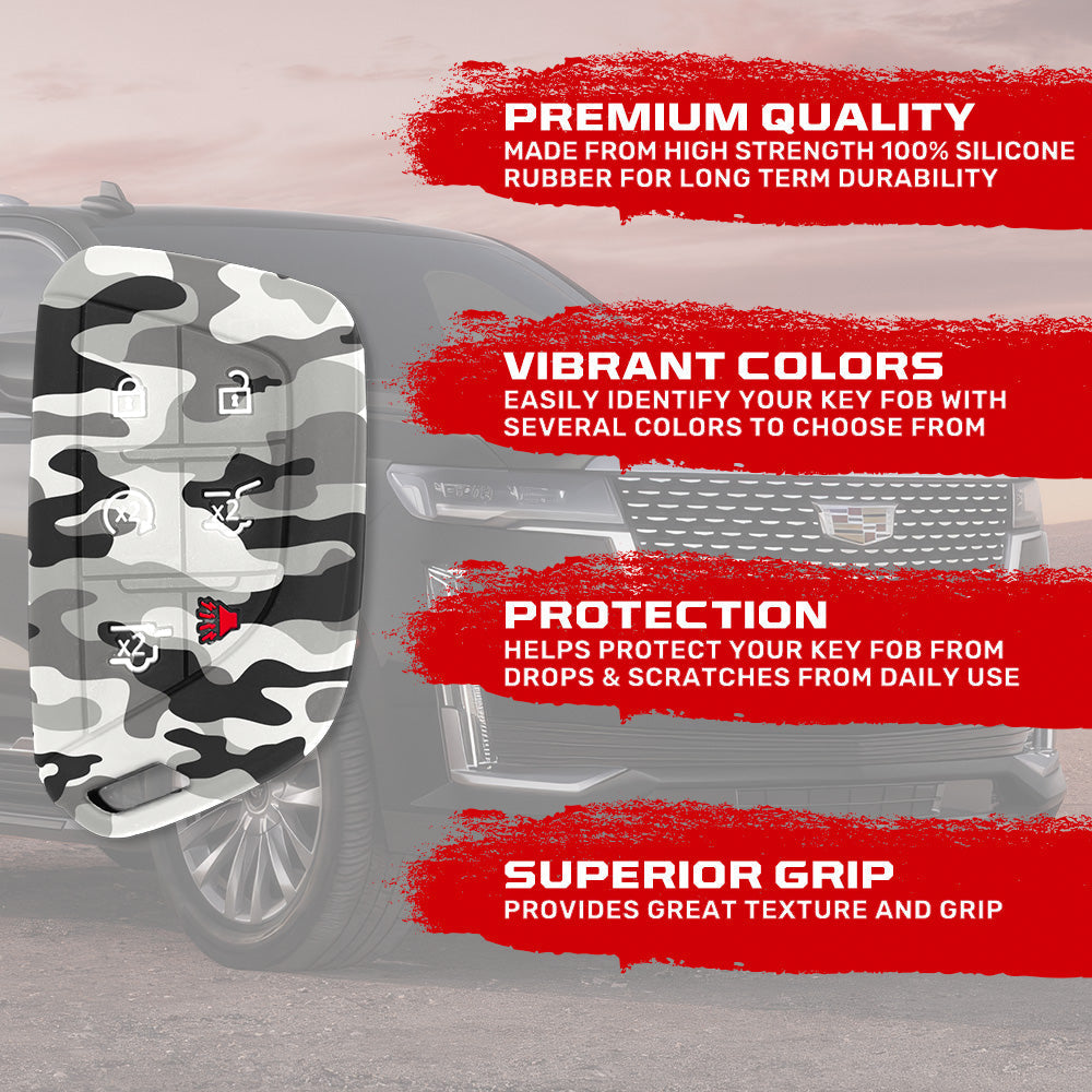 Cadillac 21-26 Escalade 100% Silicone Rubber Key Fob Cover Premium Quality - Multiple Colors RECON Cadillac 21-26 Escalade 100% Silicone Rubber Key Fob Cover Premium Quality - Multiple Colors Cadillac 21-26 Escalade 100% Silicone Rubber Key Fob Cover Premium Quality - Multiple Colors Cadillac 21-26 Escalade 100% Silicone Rubber Key Fob Cover Premium Quality - Multiple Colors Cadillac 21-26 Escalade 100% Silicone Rubber Key Fob Cover Premium Quality - Multiple Colors