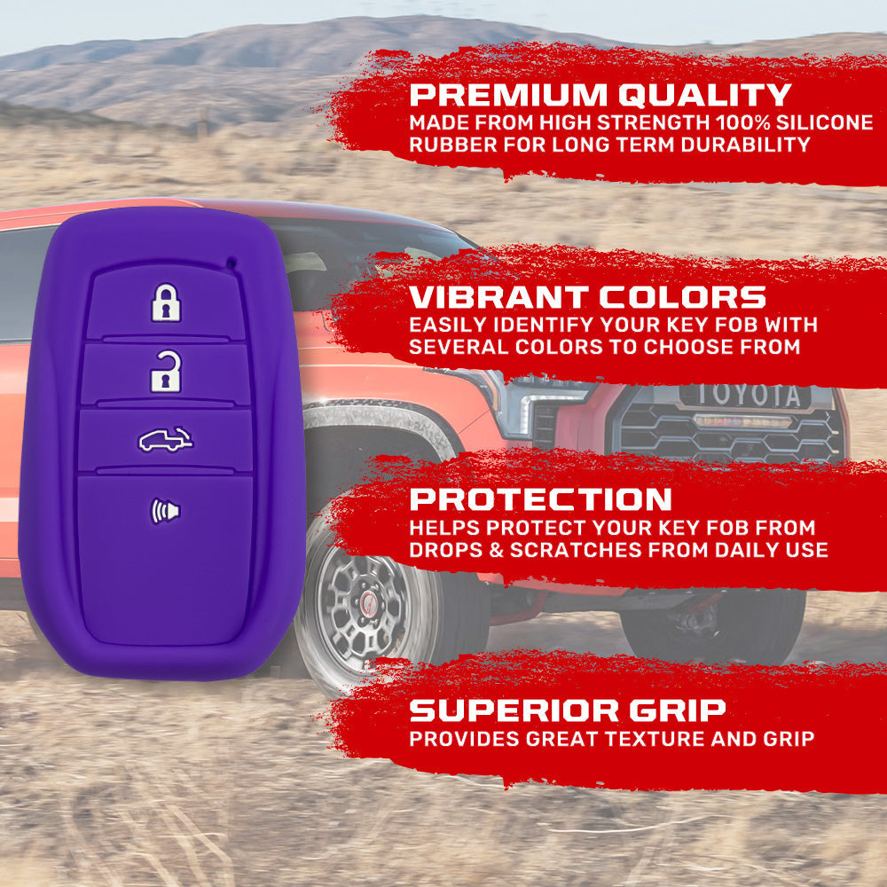 Toyota 21-26 Tundra & Tacoma 1-Piece 100% Silicone Rubber Key Fob Cover - Multiple Colors RECON Toyota 21-26 Tundra & Tacoma 1-Piece 100% Silicone Rubber Key Fob Cover - Multiple Colors Toyota 21-26 Tundra & Tacoma 1-Piece 100% Silicone Rubber Key Fob Cover - Multiple Colors Toyota 21-26 Tundra & Tacoma 1-Piece 100% Silicone Rubber Key Fob Cover - Multiple Colors Toyota 21-26 Tundra & Tacoma 1-Piece 100% Silicone Rubber Key Fob Cover - Multiple Colors