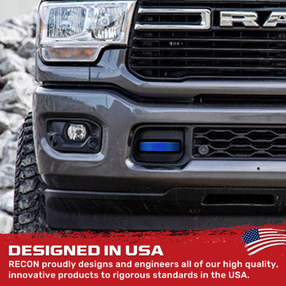 Dodge 19-26 RAM 1500 Tow Hook Covers 2-Piece Set of Silicone Covers Standard & LED Options - Multiple Colors