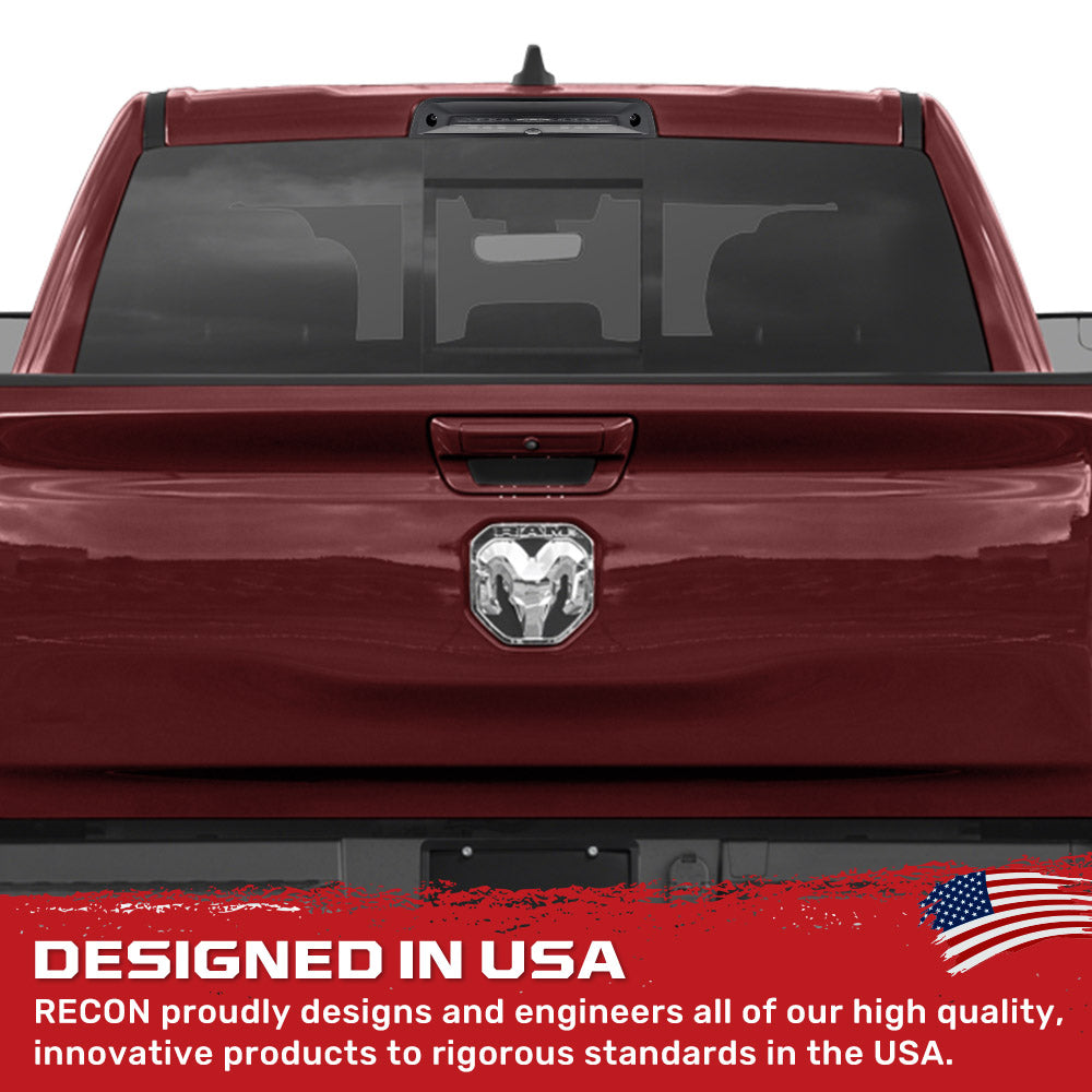 Dodge 19-26 RAM 1500 Red LED 3rd Brake Light with Cargo Bed Camera and Smoked Lens RECON Dodge 19-26 RAM 1500 Red LED 3rd Brake Light with Cargo Bed Camera and Smoked Lens Dodge 19-26 RAM 1500 Red LED 3rd Brake Light with Cargo Bed Camera and Smoked Lens Dodge 19-26 RAM 1500 Red LED 3rd Brake Light with Cargo Bed Camera and Smoked Lens Dodge 19-26 RAM 1500 Red LED 3rd Brake Light with Cargo Bed Camera and Smoked Lens