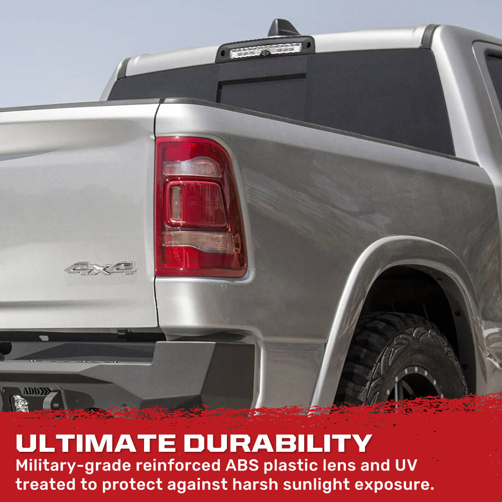 Dodge 19-26 RAM 1500 Red LED 3rd Brake Light with Cargo Bed Camera and Clear Lens RECON Dodge 19-26 RAM 1500 Red LED 3rd Brake Light with Cargo Bed Camera and Clear Lens Dodge 19-26 RAM 1500 Red LED 3rd Brake Light with Cargo Bed Camera and Clear Lens Dodge 19-26 RAM 1500 Red LED 3rd Brake Light with Cargo Bed Camera and Clear Lens Dodge 19-26 RAM 1500 Red LED 3rd Brake Light with Cargo Bed Camera and Clear Lens