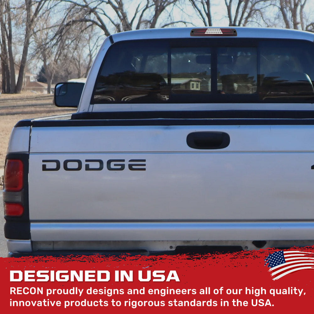 Dodge RAM 2500/3500 94-02 3rd Brake Light Kit LED with Clear Lens RECON Dodge RAM 2500/3500 94-02 3rd Brake Light Kit LED with Clear Lens Dodge RAM 2500/3500 94-02 3rd Brake Light Kit LED with Clear Lens Dodge RAM 2500/3500 94-02 3rd Brake Light Kit LED with Clear Lens Dodge RAM 2500/3500 94-02 3rd Brake Light Kit LED with Clear Lens