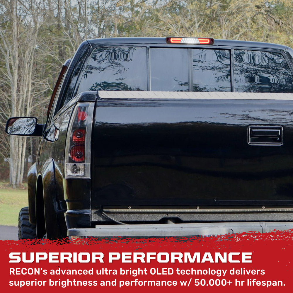 GMC Sierra & Chevy Silverado 94-98 Ultra Bright LED 3rd Brake Light Kit - Smoked Lens