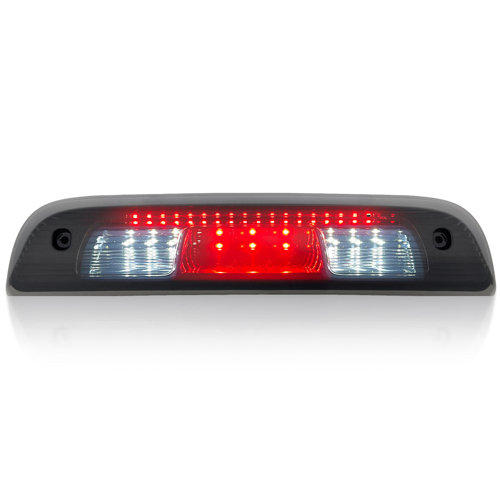GMC Sierra & Chevy Silverado 3rd GEN 14-19 2500/3500 Ultra High Power SCANNING Red LED 3rd Brake Light w/ High Power CREE XML White LED Cargo Lights - Smoked Lens