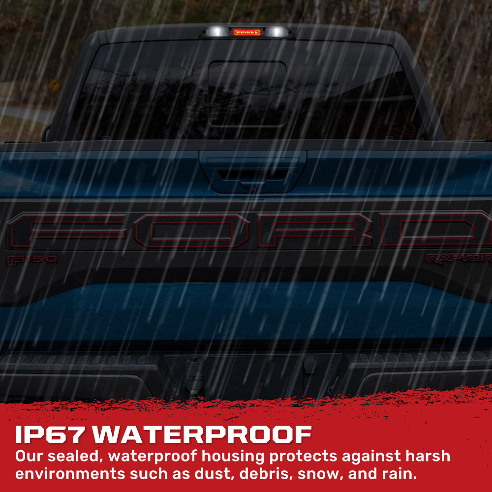 Ford Raptor 17-20 3rd Brake Light Kit with CREE XML LEDs in Black / Smoked Lens