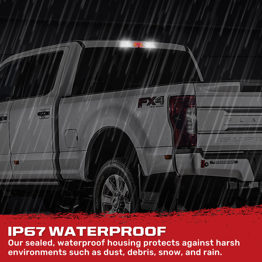 Ford F150 15-24 3rd Brake Light - Fits Models with Cargo Bed Camera - CREE XML LEDs in Clear Lens