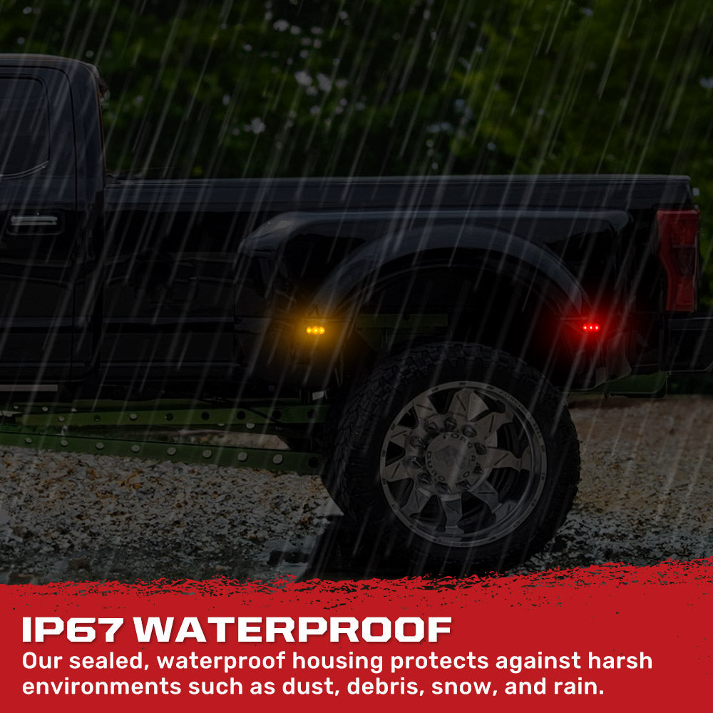 Ford 11-26 Super Duty Dually F350, F450 Fender LED Lights (4-Piece Set) - Multiple Lens & Colors RECON Ford 11-26 Super Duty Dually F350, F450 Fender LED Lights (4-Piece Set) - Multiple Lens & Colors Ford 11-26 Super Duty Dually F350, F450 Fender LED Lights (4-Piece Set) - Multiple Lens & Colors Ford 11-26 Super Duty Dually F350, F450 Fender LED Lights (4-Piece Set) - Multiple Lens & Colors Ford 11-26 Super Duty Dually F350, F450 Fender LED Lights (4-Piece Set) - Multiple Lens & Colors