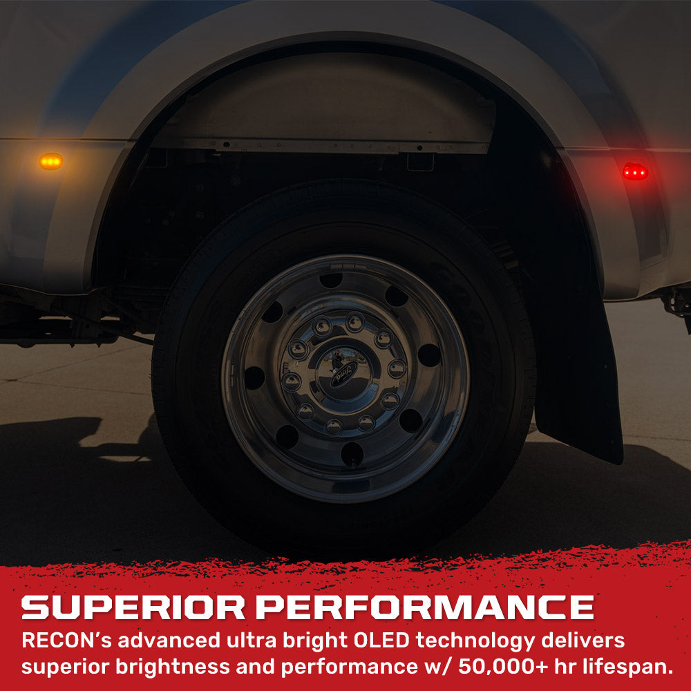 Ford 11-26 Super Duty Dually F350, F450 Fender LED Lights (4-Piece Set) - Multiple Lens & Colors RECON Ford 11-26 Super Duty Dually F350, F450 Fender LED Lights (4-Piece Set) - Multiple Lens & Colors Ford 11-26 Super Duty Dually F350, F450 Fender LED Lights (4-Piece Set) - Multiple Lens & Colors Ford 11-26 Super Duty Dually F350, F450 Fender LED Lights (4-Piece Set) - Multiple Lens & Colors Ford 11-26 Super Duty Dually F350, F450 Fender LED Lights (4-Piece Set) - Multiple Lens & Colors