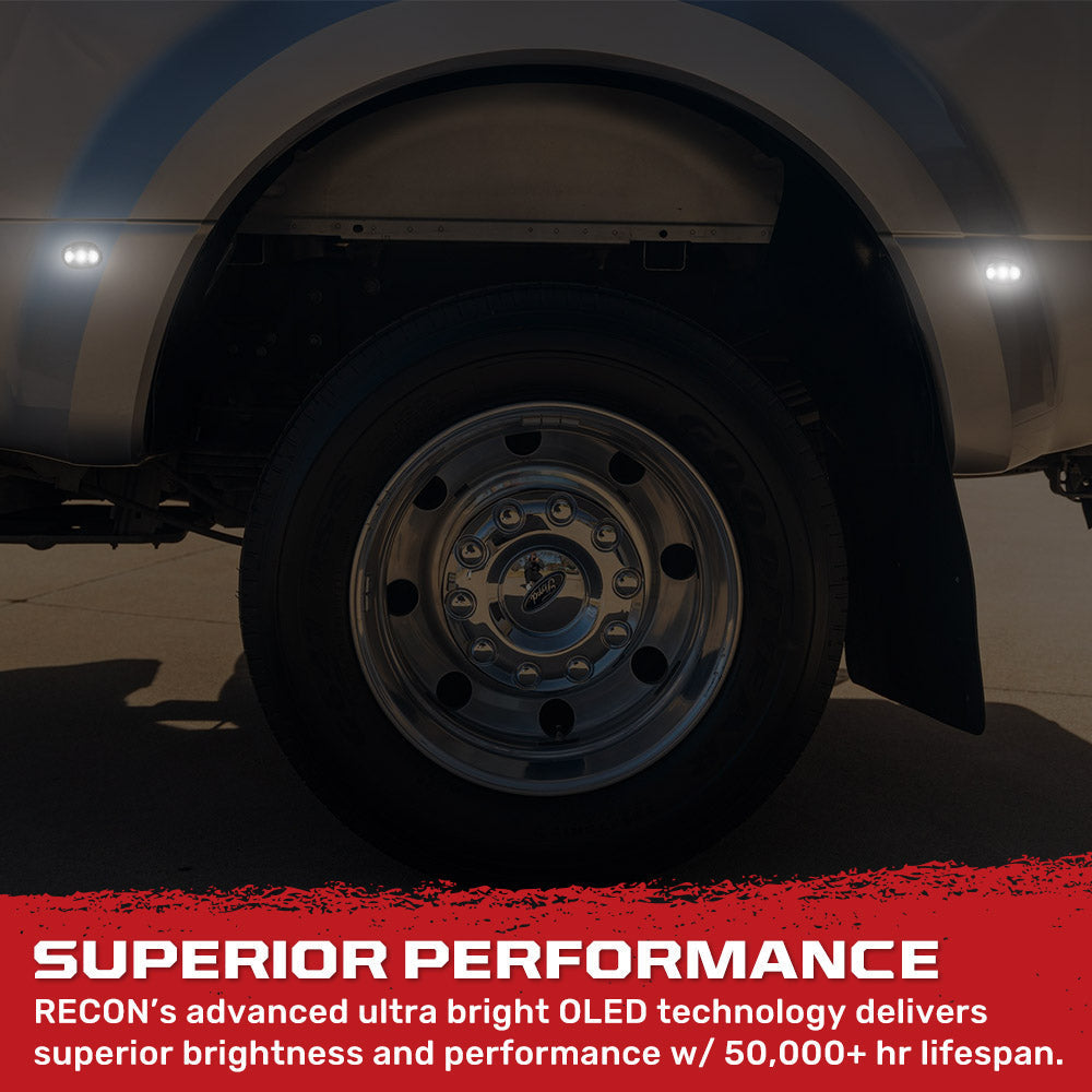 Ford 11-26 Super Duty Dually F350, F450 Fender LED Lights (4-Piece Set) - Multiple Lens & Colors RECON Ford 11-26 Super Duty Dually F350, F450 Fender LED Lights (4-Piece Set) - Multiple Lens & Colors Ford 11-26 Super Duty Dually F350, F450 Fender LED Lights (4-Piece Set) - Multiple Lens & Colors Ford 11-26 Super Duty Dually F350, F450 Fender LED Lights (4-Piece Set) - Multiple Lens & Colors Ford 11-26 Super Duty Dually F350, F450 Fender LED Lights (4-Piece Set) - Multiple Lens & Colors