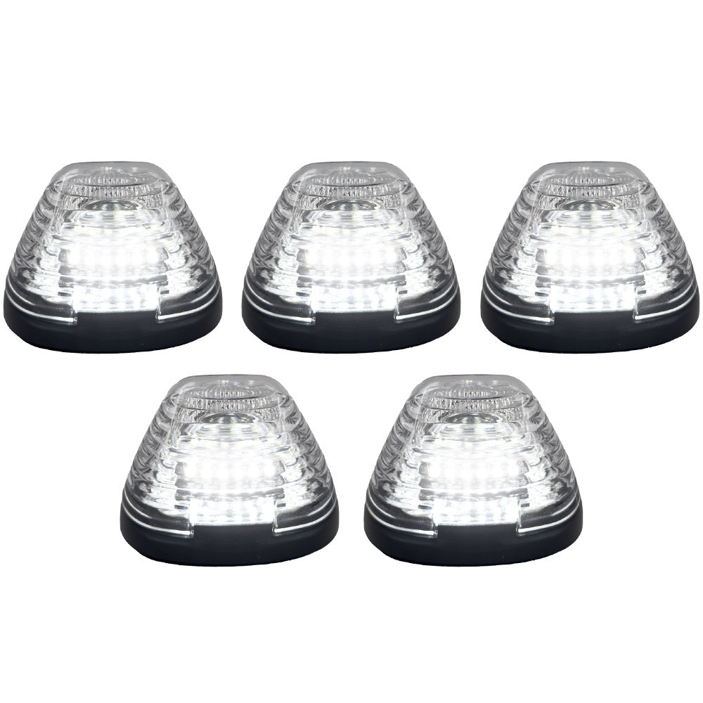 Ford 99-16 Super Duty 5-Pc Cab Roof Lights 2-Way Front & Rear Facing Ultra High-Power LED (ATTN: For Models That DID NOT Come With Factory Cab Lights) - Multiple Options