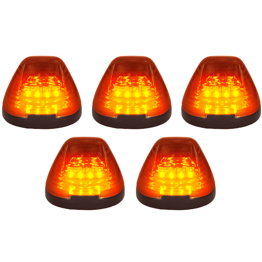 Ford 99-16 Super Duty 5-Pc Cab Roof Lights 2-Way Front & Rear Facing Ultra High-Power LED (ATTN: For Models That DID NOT Come With Factory Cab Lights) - Multiple Options