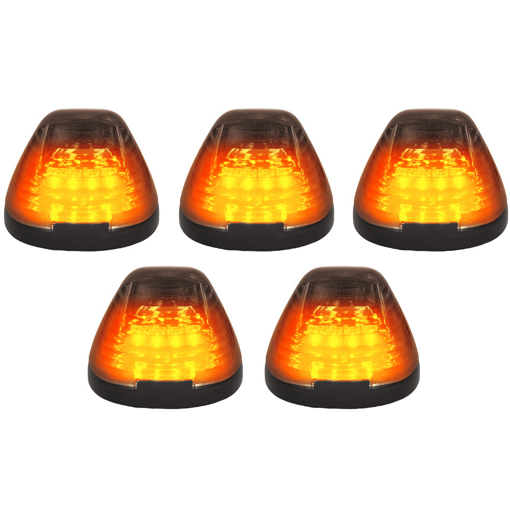 Ford 99-16 Super Duty 5-Pc Cab Roof Lights 2-Way Front & Rear Facing Ultra High-Power LED (ATTN: For Models That DID NOT Come With Factory Cab Lights) - Multiple Options