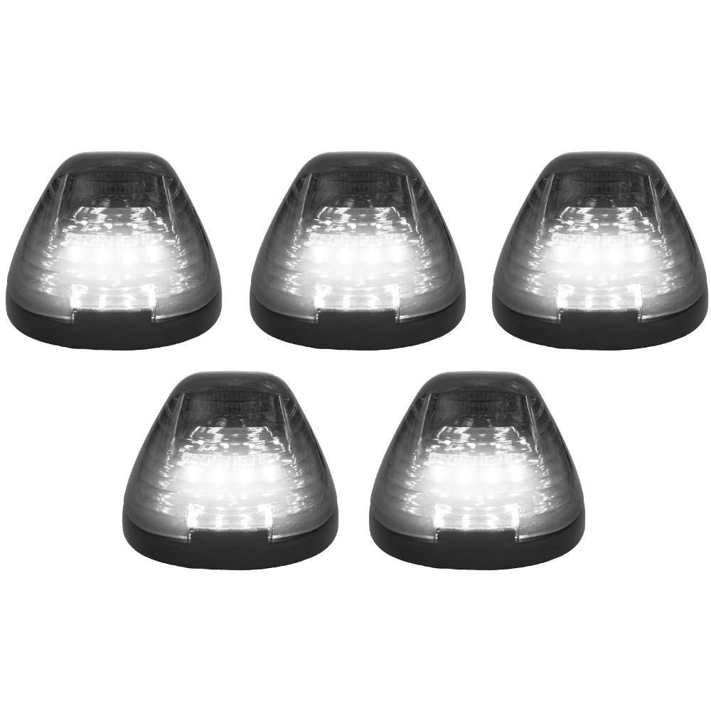Ford 99-16 Super Duty 5-Pc Cab Roof Lights 2-Way Front & Rear Facing Ultra High-Power LED (ATTN: For Models That DID NOT Come With Factory Cab Lights) - Multiple Options