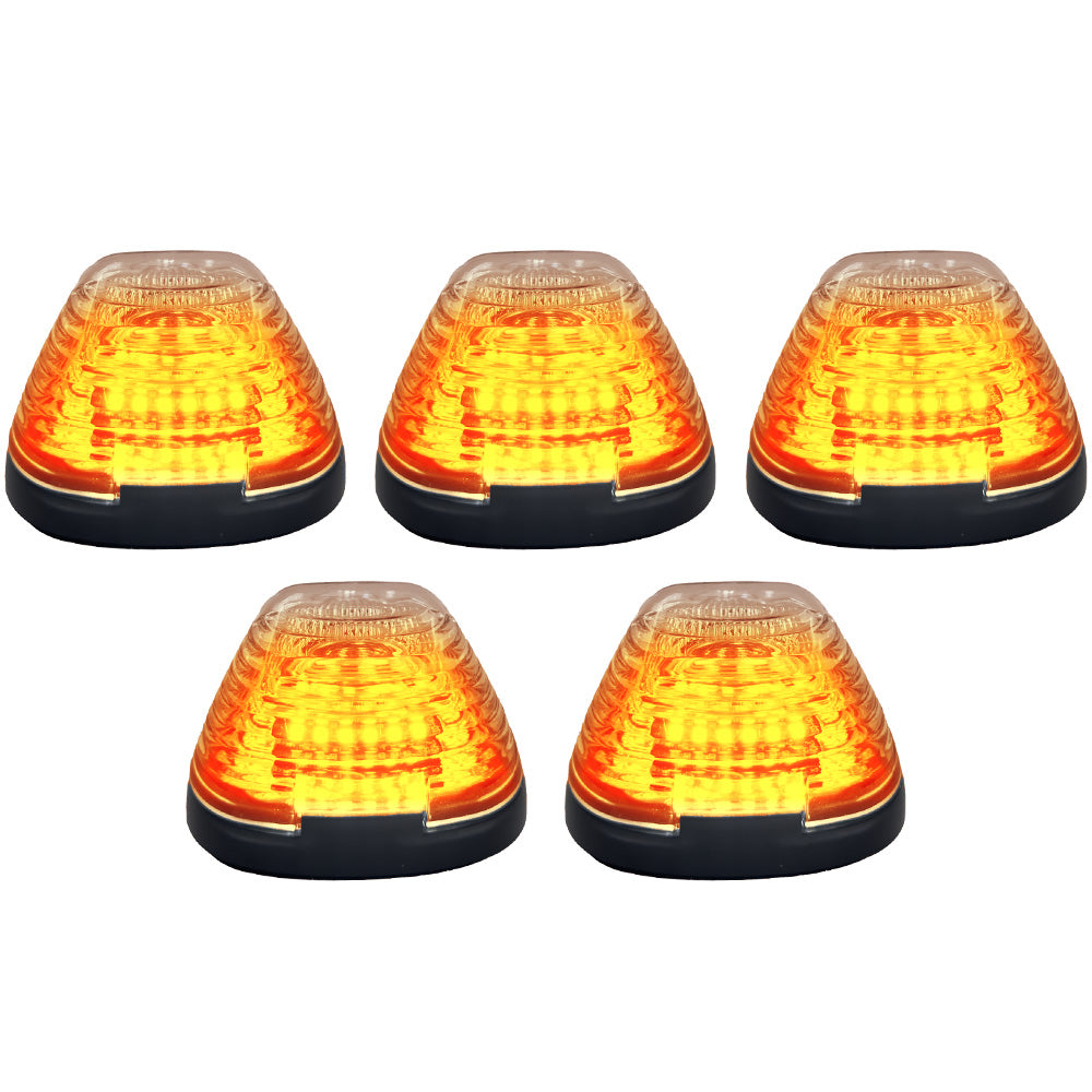 Ford 99-16 Super Duty 5-Pc Cab Roof Lights 2-Way Front & Rear Facing Ultra High-Power LED (ATTN: For Models That DID NOT Come With Factory Cab Lights) - Multiple Options