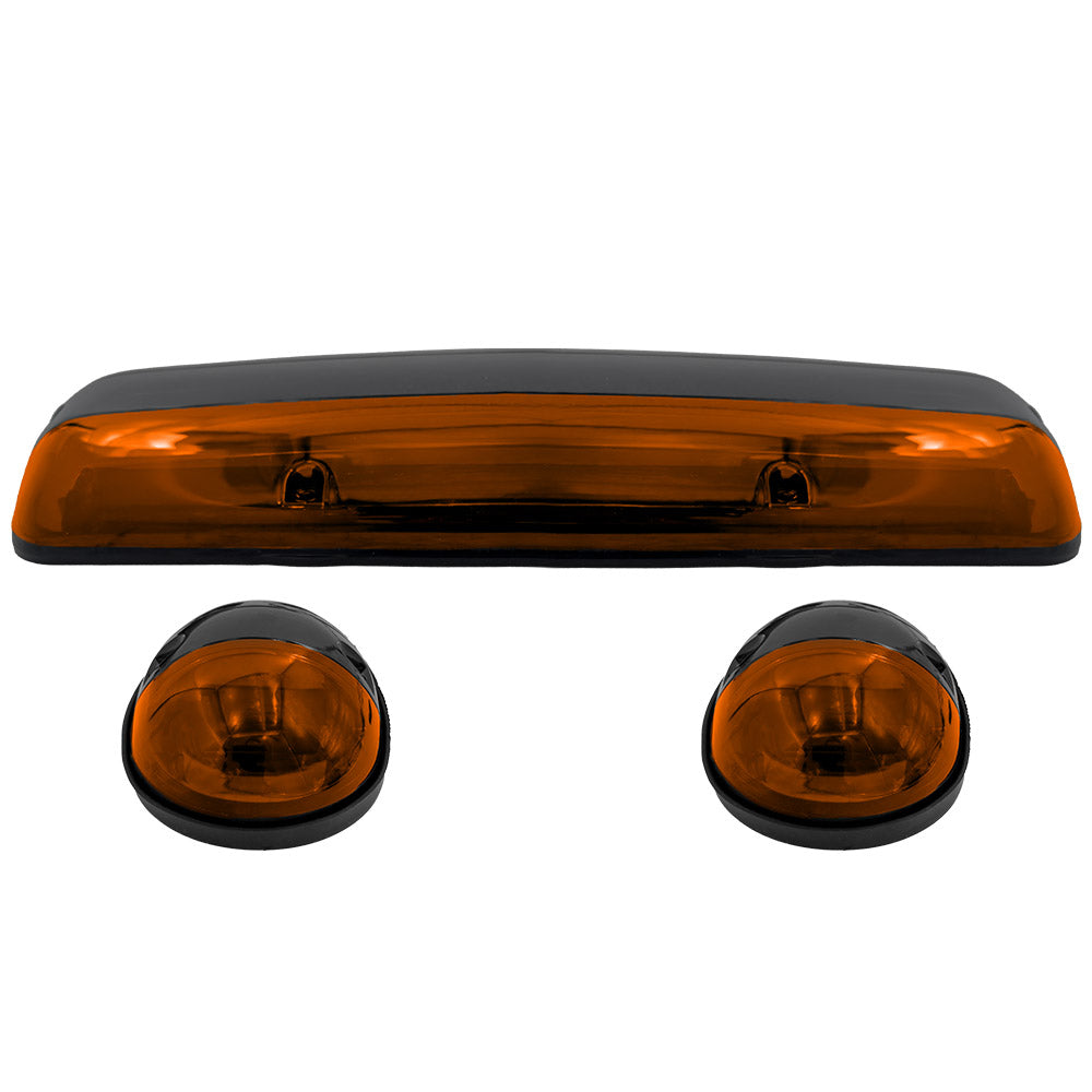 GMC & Chevy 02-07 Heavy Duty 3-PC Cab Roof Light Kit 2-Way Front & Rear Facing Ultra High Power OLEDs - Multiple Options