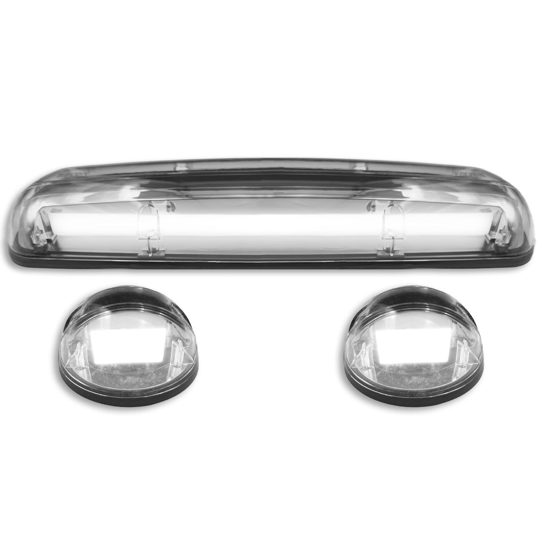 GMC & Chevy 02-07 Heavy Duty 3-PC Cab Roof Light Kit 2-Way Front & Rear Facing Ultra High Power OLEDs - Multiple Options