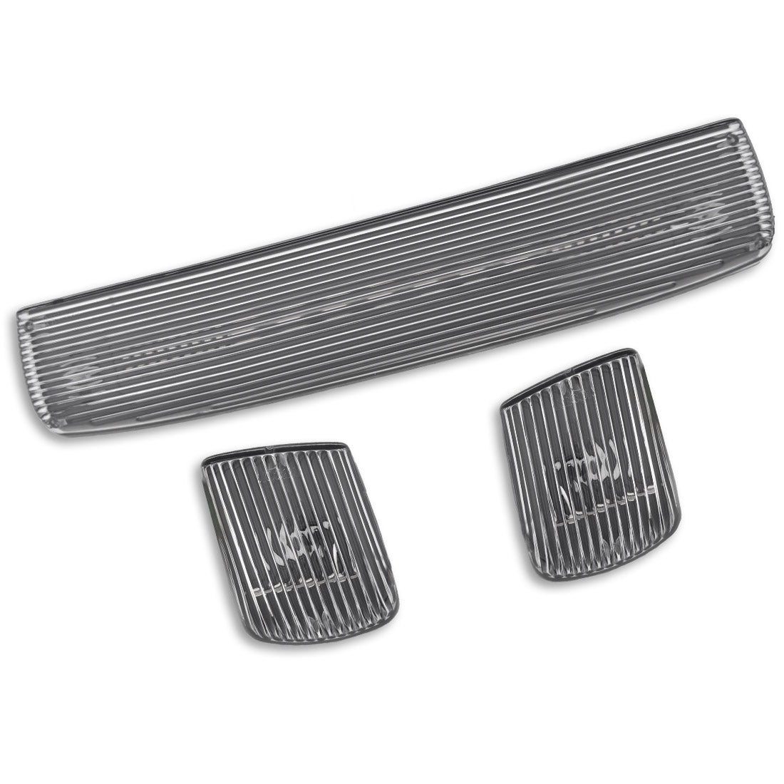 GMC & Chevy 15-19 Heavy-Duty 3 Piece Cab Roof Light Kit 2-Way Front & Rear Facing Ultra High-Power LEDs - Multiple Lens & Colors