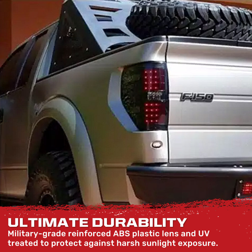 Ford F150 & Raptor 09-14 Ultra Bright LED Tail Lights - Multiple Lens