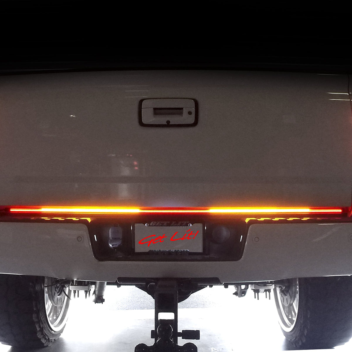 "Dual Row" Tailgate Bar High Power LED Scanning Amber Signals, Brake & Reverse Lights - Multiple Sizes
