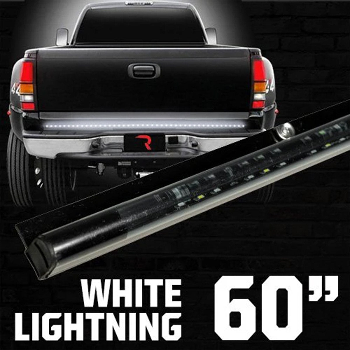 “White Lightning” Tailgate Bar LED Brake Lights Red & LED Reverse Lights White - Multiple Sizes RECON “White Lightning” Tailgate Bar LED Brake Lights Red & LED Reverse Lights White - Multiple Sizes “White Lightning” Tailgate Bar LED Brake Lights Red & LED Reverse Lights White - Multiple Sizes “White Lightning” Tailgate Bar LED Brake Lights Red & LED Reverse Lights White - Multiple Sizes “White Lightning” Tailgate Bar LED Brake Lights Red & LED Reverse Lights White - Multiple Sizes