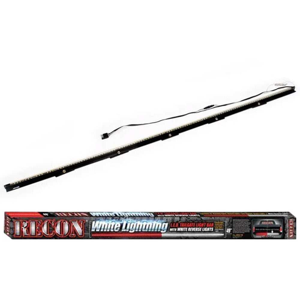 “White Lightning” Tailgate Bar LED Brake Lights Red & LED Reverse Lights White - Multiple Sizes RECON “White Lightning” Tailgate Bar LED Brake Lights Red & LED Reverse Lights White - Multiple Sizes “White Lightning” Tailgate Bar LED Brake Lights Red & LED Reverse Lights White - Multiple Sizes “White Lightning” Tailgate Bar LED Brake Lights Red & LED Reverse Lights White - Multiple Sizes “White Lightning” Tailgate Bar LED Brake Lights Red & LED Reverse Lights White - Multiple Sizes