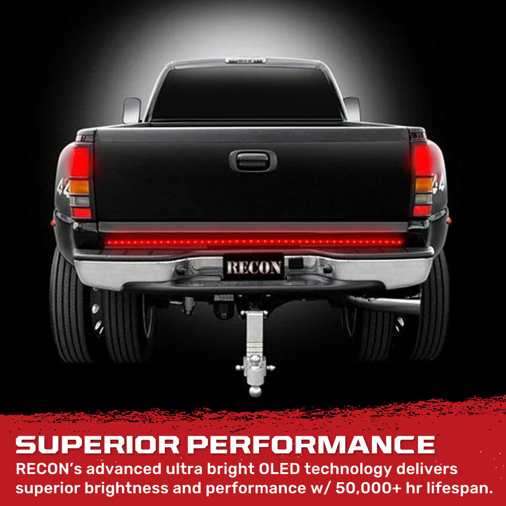 “White Lightning” Tailgate Bar LED Brake Lights Red & LED Reverse Lights White - Multiple Sizes RECON “White Lightning” Tailgate Bar LED Brake Lights Red & LED Reverse Lights White - Multiple Sizes “White Lightning” Tailgate Bar LED Brake Lights Red & LED Reverse Lights White - Multiple Sizes “White Lightning” Tailgate Bar LED Brake Lights Red & LED Reverse Lights White - Multiple Sizes “White Lightning” Tailgate Bar LED Brake Lights Red & LED Reverse Lights White - Multiple Sizes
