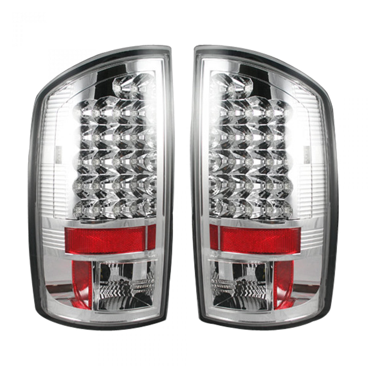 Dodge RAM 1500 02-06 LED Tail Lights in Clear