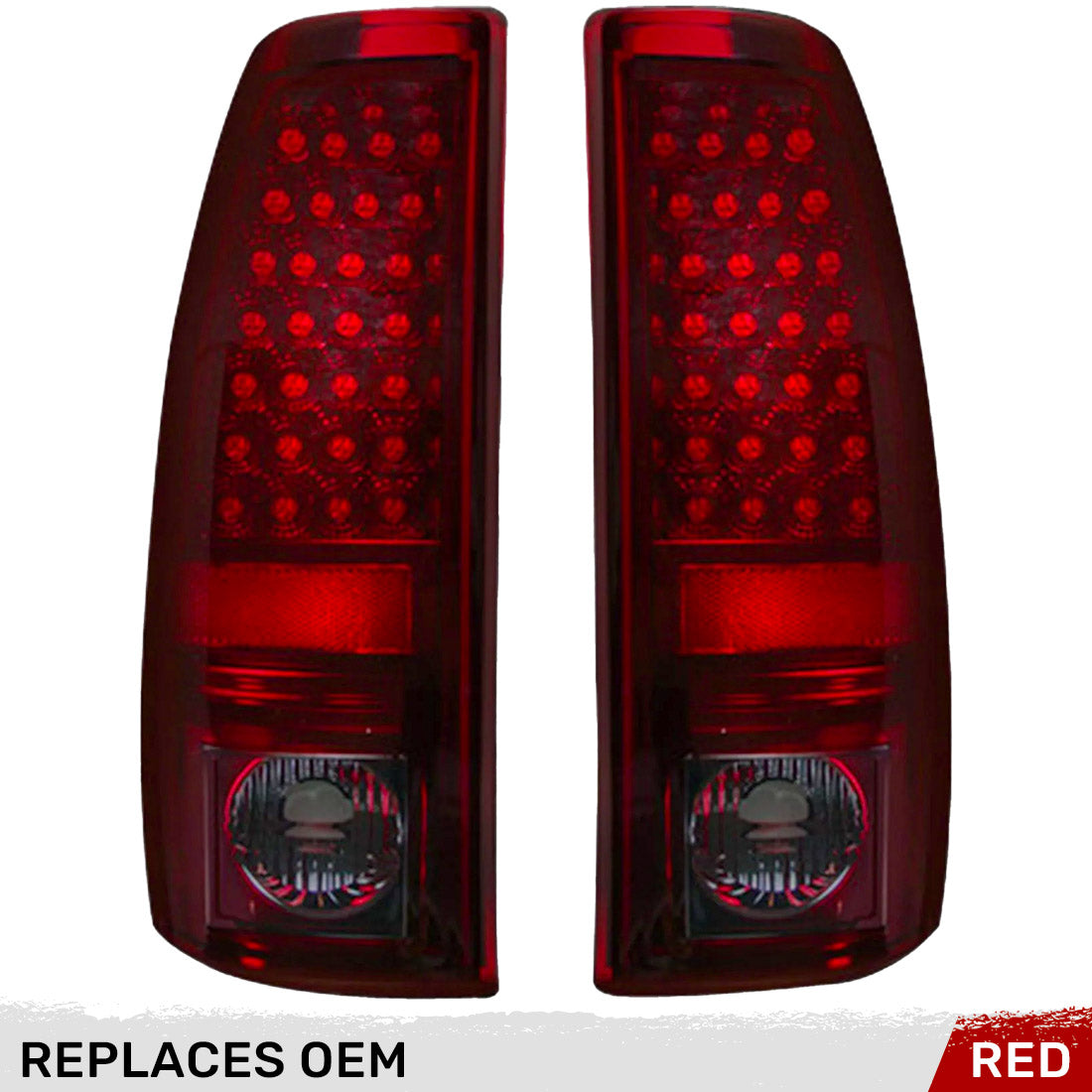 Chevy Silverado & GMC Sierra 99-07 Ultra Bright LED Tail Lights - Multiple Lens